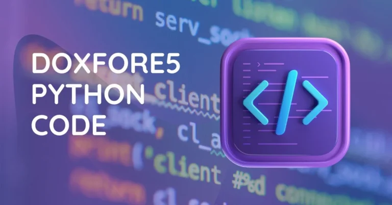 Everything about doxfore5 python code